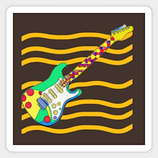 Guitarist - Guitar Artwork Magnet